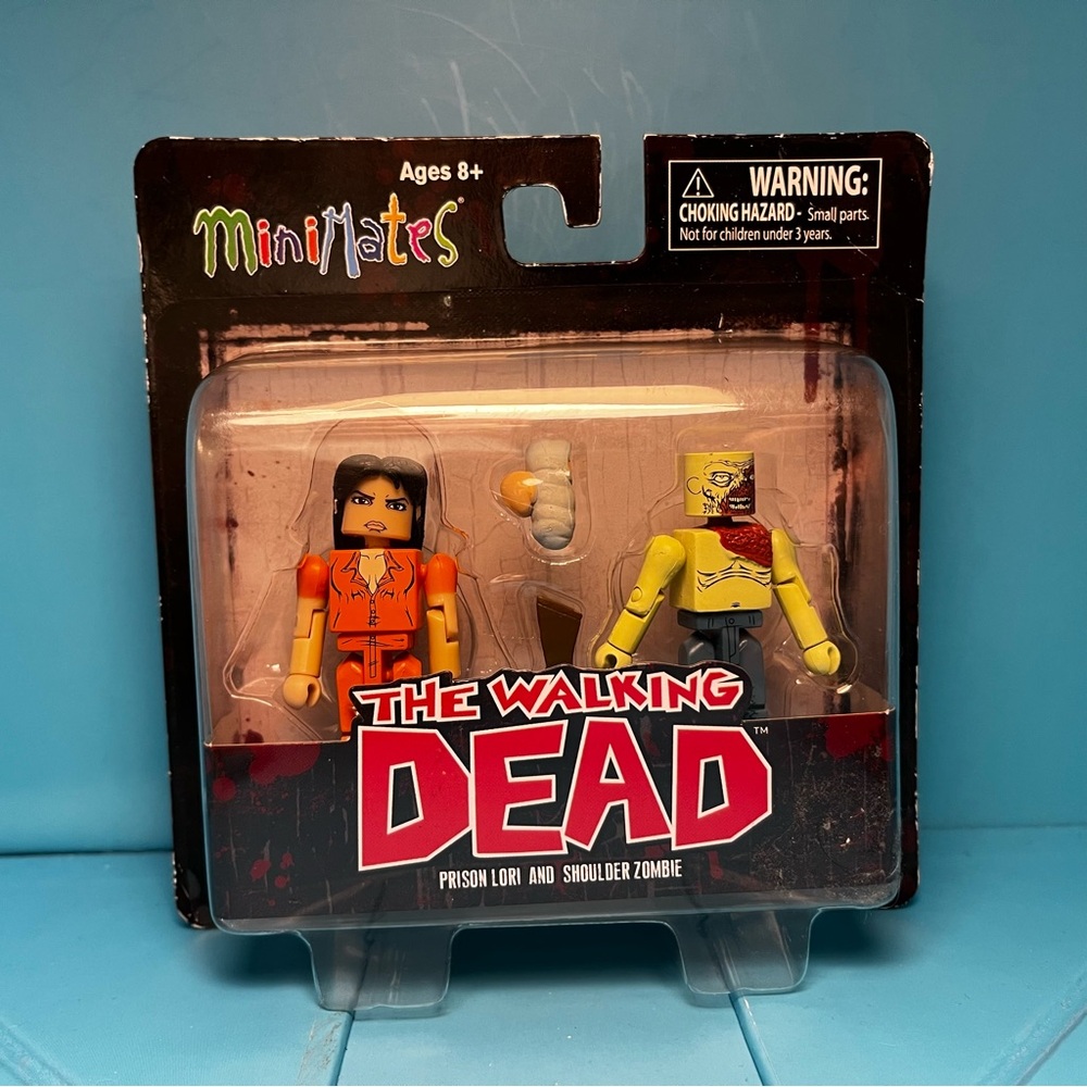 The Walking Dead Minimates - Series 4 - Prison Lori w/ Judith & Shoulder Zombie